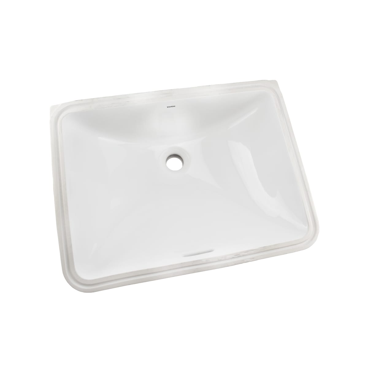 Toto LT1535G#01 Rectangular Undermount Bathroom Sink with CEFIONTECT Cotton White