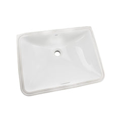 Toto LT1535G#01 Rectangular Undermount Bathroom Sink with CEFIONTECT Cotton White