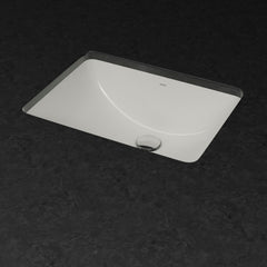 Toto LT1535G#01 Rectangular Undermount Bathroom Sink with CEFIONTECT Cotton White