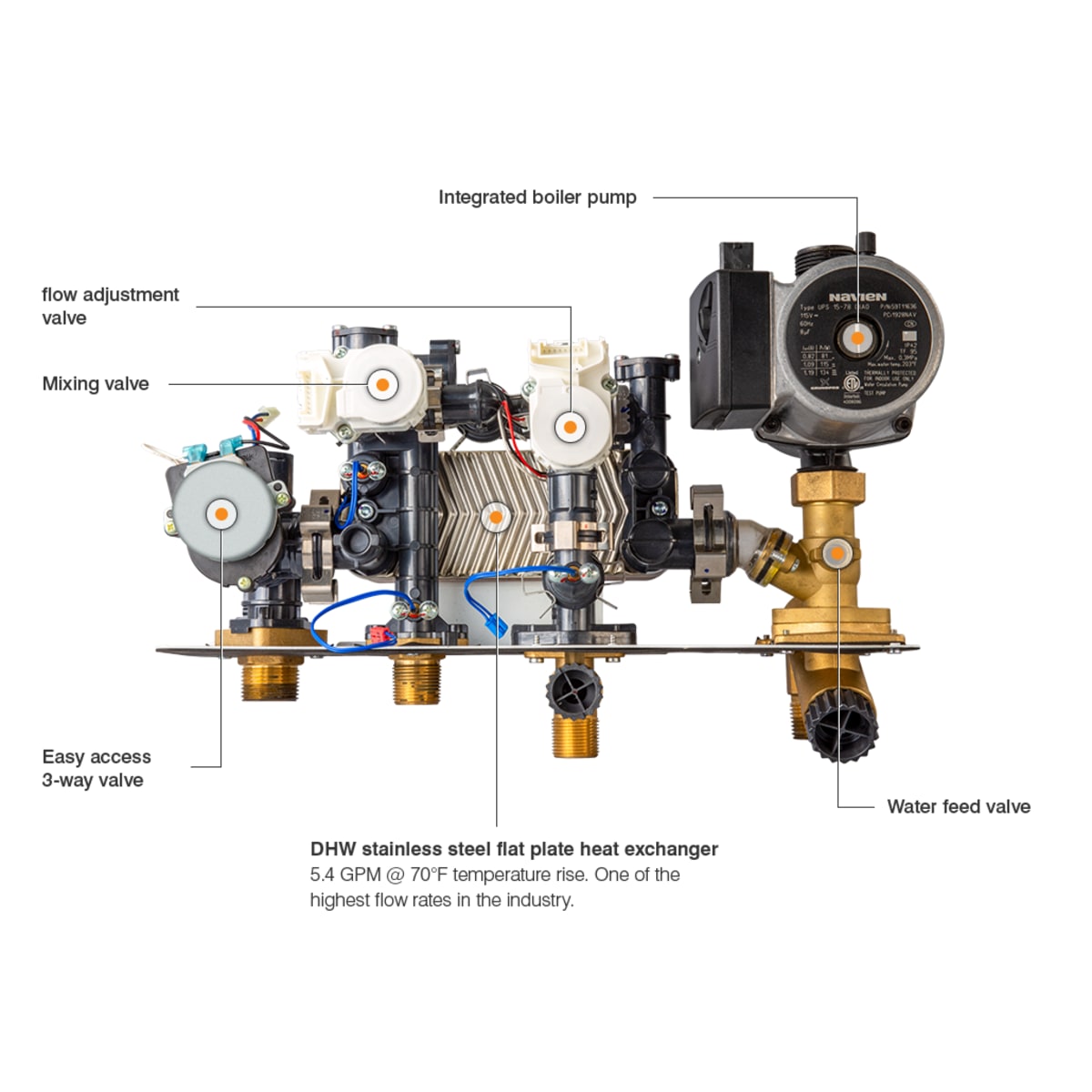 NAVIEN Navien NCB-190/060H High Efficiency Condensing Combi-Boiler