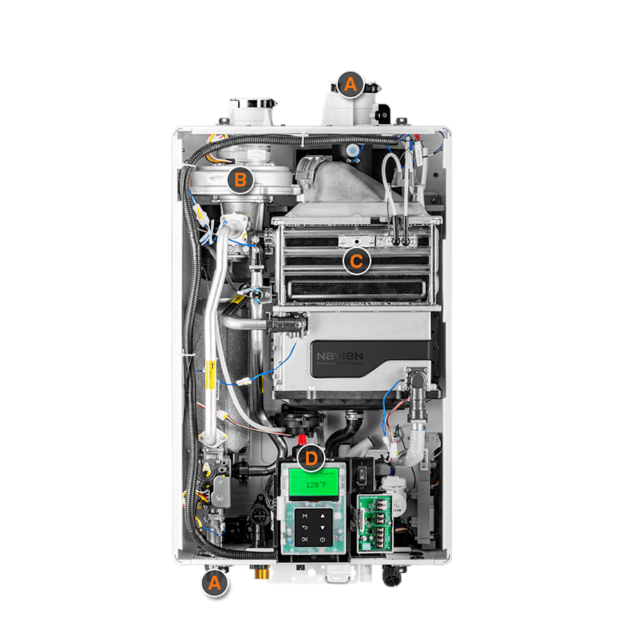 NAVIEN Navien NPE-180A2 Tankless Water Heater 150,000 BTU/h High Efficiency