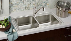 Dayton D125223 Stainless Steel Drop-In Sink 25 x 22 x 6-9/16 3-Hole