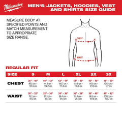 Milwaukee 304G-20L Heated Vest Gray L