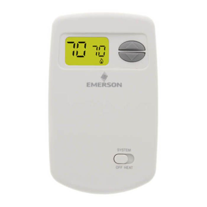 White Rodgers 1E78-140 Emerson 1 Heat Only Non Programmable Thermostat