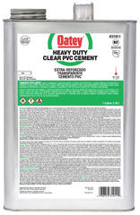 Oatey 31011 Heavy Duty Low VOC PVC Cement 1 Gal Clear