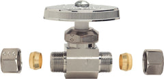 BrassCraft OCR11X-C Multi-Turn Straight Stop Valve 1/4 x 3/8 Inch
