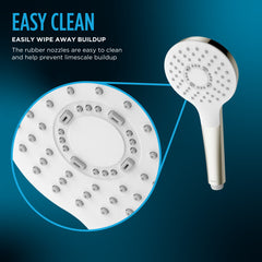 Toto TBW01009U4#PN G Series 1.75 GPM Single Spray 4 Round Handshower with COMFORT WAVE Technology