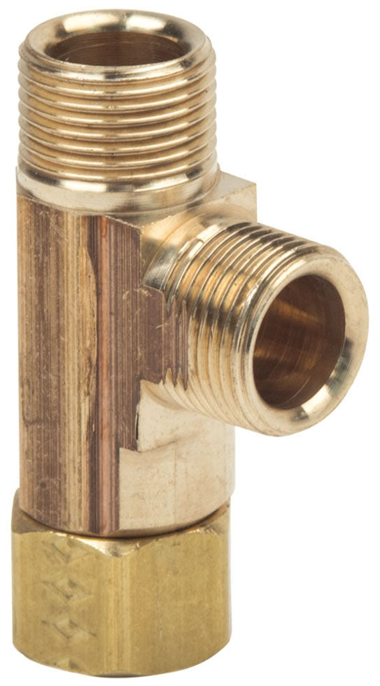 BRASSCRAFT BrassCraft CT2-666XP Tee Adapter 3/8 Female Compression x 3/8 Compression x 3/8 Compression