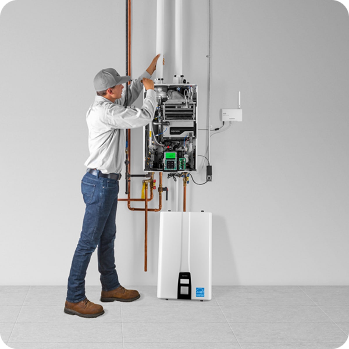NAVIEN Navien NPE-150S2 High Efficiency Condensing Tankless Water Heater 120,000 BTU/h