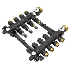 Uponor A2670401 EP Heating 4-Loop Manifold Assy With Flow Meter