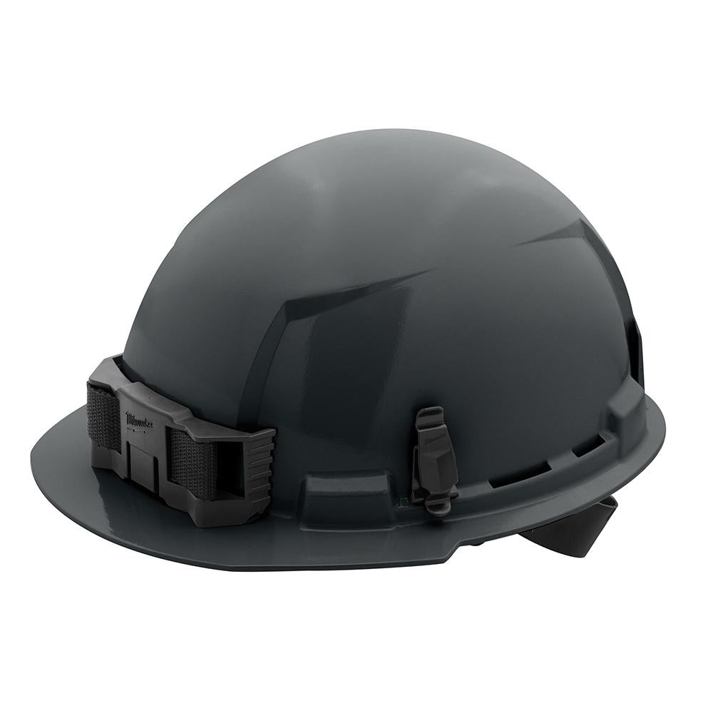 Milwaukee 48-73-1114 Gray Front Brim Hard Hat with 4pt Ratcheting Suspension - Type 1 Class E
