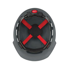 Milwaukee 48-73-1114 Gray Front Brim Hard Hat with 4pt Ratcheting Suspension - Type 1 Class E
