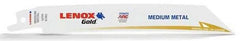Lenox 21084B818GR Gold 8 18TPI ARC Gold Reciprocating Blade B818GR