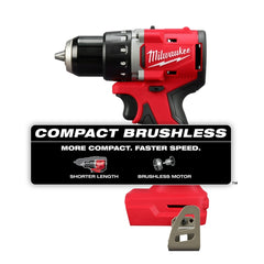 Milwaukee Tool 3601-20 M18 Compact Brushless 1/2 Drill Driver