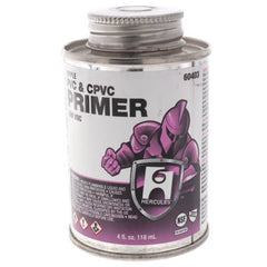 Hercules 60403 PVC & CPVC Pipe and Fittings Purple Primer 4 oz
