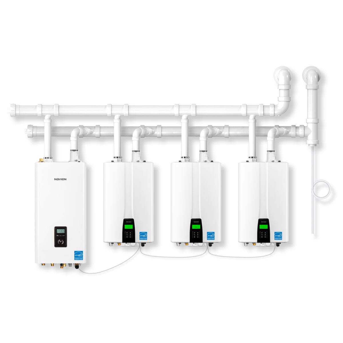 NAVIEN Navien NFC-250/200H High Efficiency Condensing Combi-Boiler Max Htg Input: 199,900 BTU/h Max DHW Input: 210,000 BTU/h Indoor Wall-Hung