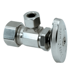 BrassCraft OCR09X-C Angle Stop Valve 1/2 x 1/4 Compression Lead-Free