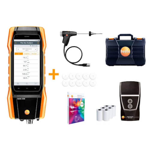 Testo 0564 3004 93 Commercial Combustion Analyzer Kit