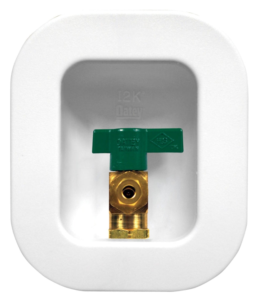 Oatey 39134 Ice Maker Outlet Box 1/4 Turn 3-1/4 x 2-1/2 x 4 – Voomi Supply
