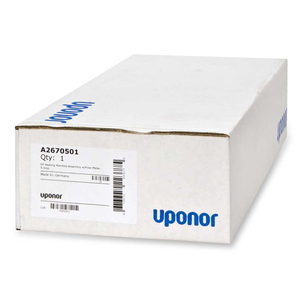 Uponor A2670501 5 Loop Manifold Assembly 15.4 GPM (1-1/4 X 3/4 IN) Replacement MPN A2670501
