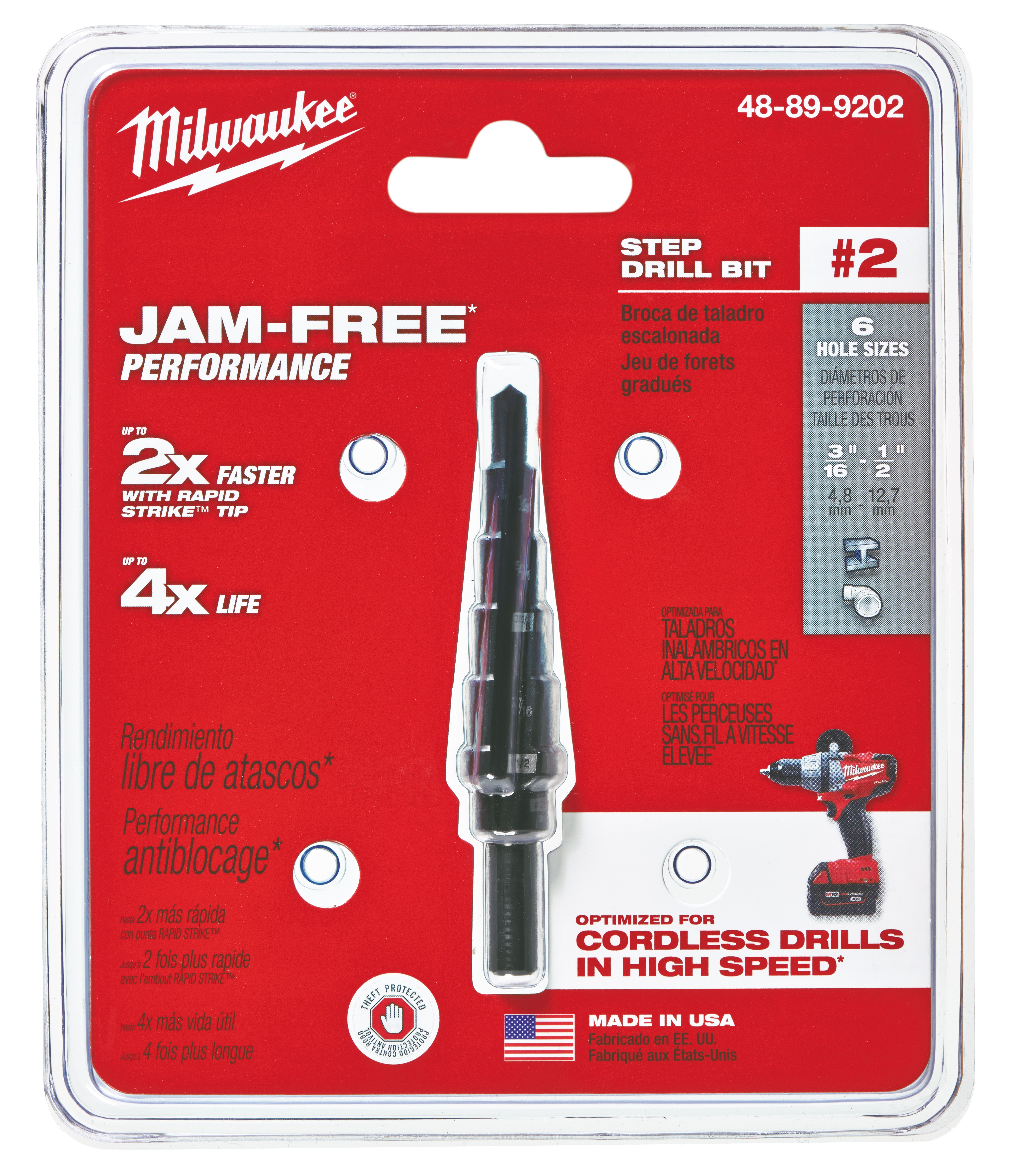 MILWAUKEE 48-89-9202 DRILLS & IMPACT DRIVERS