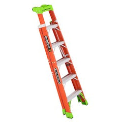 Louisville Ladder FXS1506 6-Foot Fiberglass Cross Step Ladder Type IA 300-pound Load Capacity