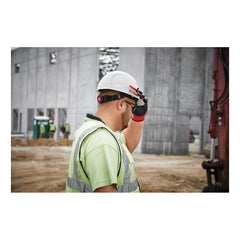 Milwaukee 48-73-1105 Blue Full Brim Hard Hat with 4-Point Ratcheting Suspension - Type 1, Class E