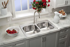 Dayton DSE233223 Drop-In Sink 33 x 22 x 8 with 3 Holes