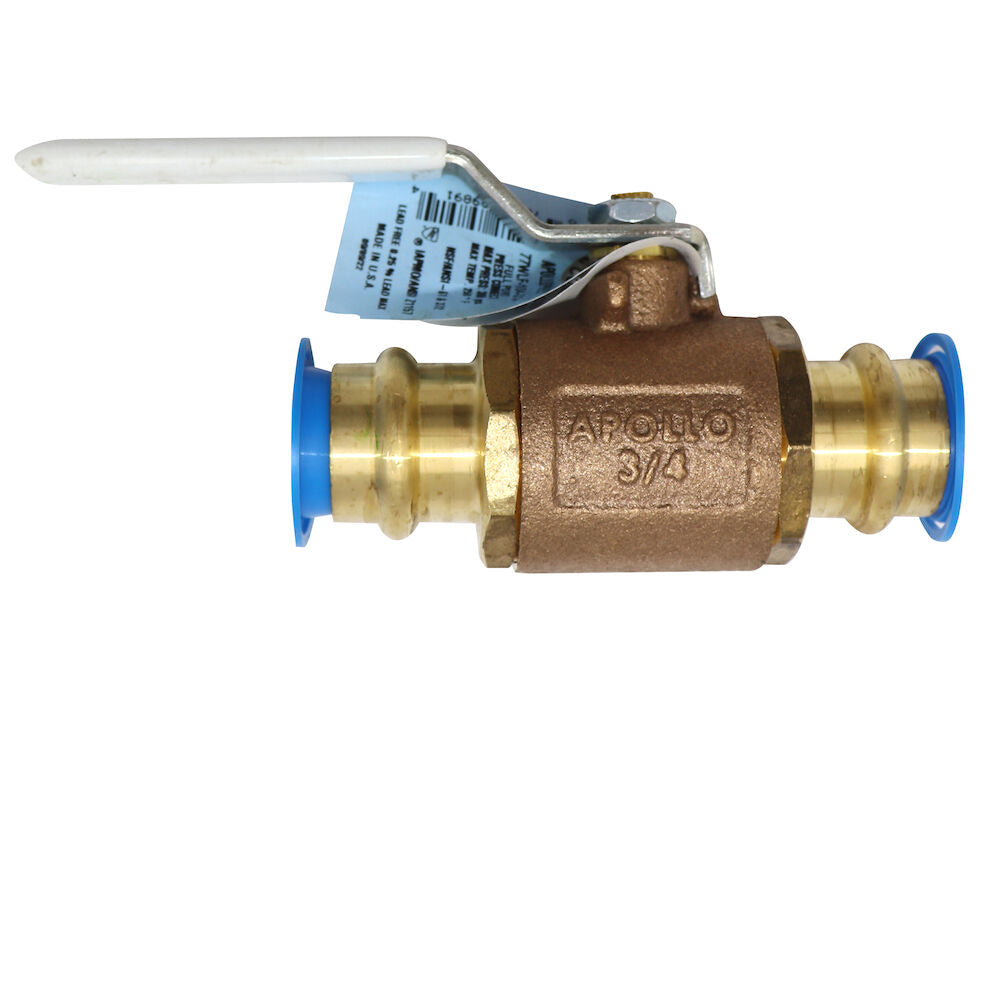 Apollo Valves 77WLF10401 ApolloPress Bronze Ball Valve Press 3/4 in