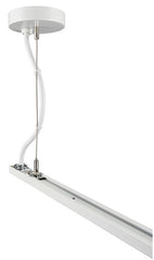 Juno T598-48IN-WH Rigid Ceiling One Circuit Feed Suspension Kit 48-inch Cable Length White Finish