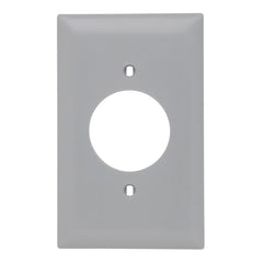 Pass & Seymour TP720GRY 1Gang Wall Plate 1.5938 Power Outlet Receptacle Nylon Standard