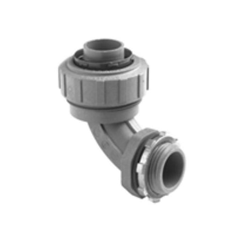 Bridgeport Fittings 473-NMLT Liquid Tight Connector Non-Metallic 90 Degree 1-1/4 in. Replacement MPN