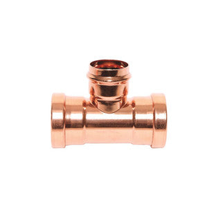 Mueller PF40138 Copper Tee P X P X P, 2-1/2 X 1-1/2 X 2