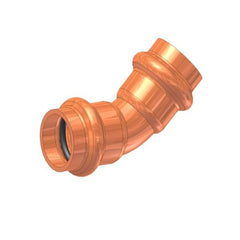 Elkhart 68326475060 Apollo, 45 Degree, Copper Elbow, 1/2 inch x 1/2 inch, Press