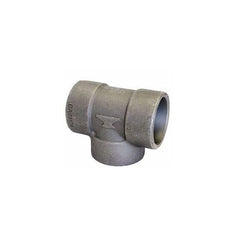 Anvil 0362028706 Tee: Steel, 1 in x 1 in x 1/2 in Pipe Size, Class 3000, Socket