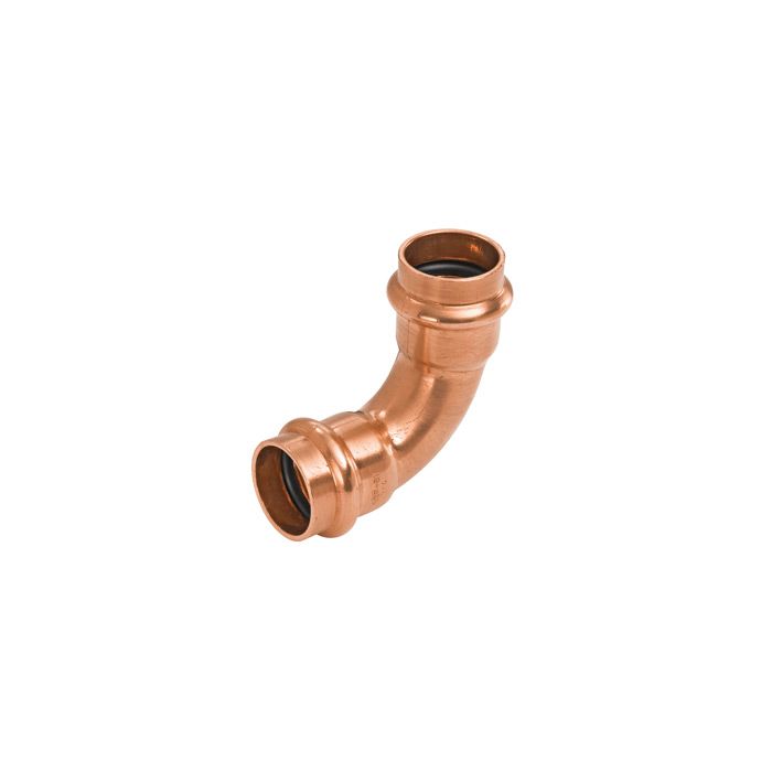 Nibco 9056400PC Copper Elbow, Press PC607, 2 inch x 2 inch, 90-Degree 1/4 Bend, Ftg x Press