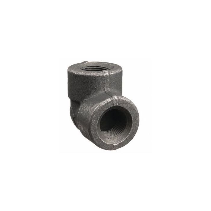 Anvil 0361100605 90° Elbow: Forged Steel, 3/8 in x 3/8 in Fitting Pipe Size, Female NPT x Female NPT