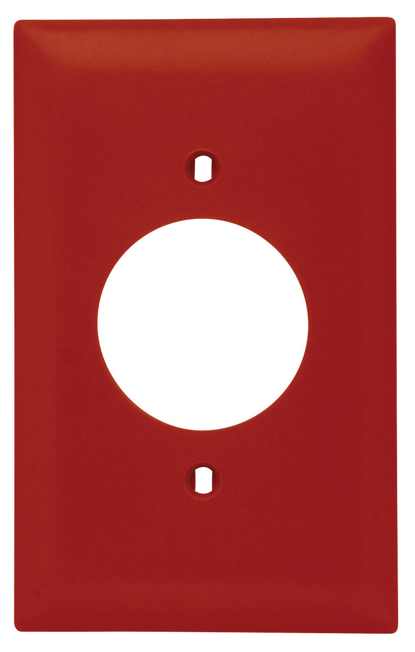 Legrand TP720RED Pass & Seymour TP720-RED 1Gang Wall Plate 1.5938 Power Outlet Receptacle Replacement MPN