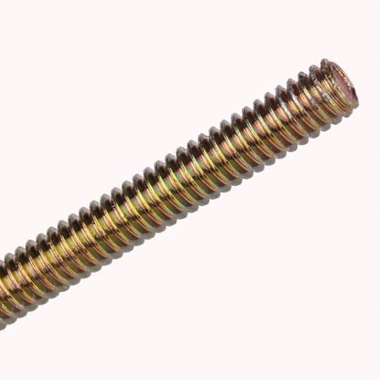 Steel City R-628 Steel Threaded Rod 1/4-20 In 6 Foot