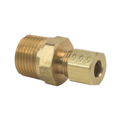 BrassCraft 68-4-6 1/4 in. O.D. Compression x 3/8 in. MIP Brass Compression Male Reducing Adapter Fitting