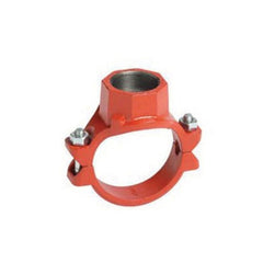 Victaulic CE6192NPT0 920N Bolted Branch Outlet With Gasket, 6 x 2 Nominal, 500 psi, Ductile Iron