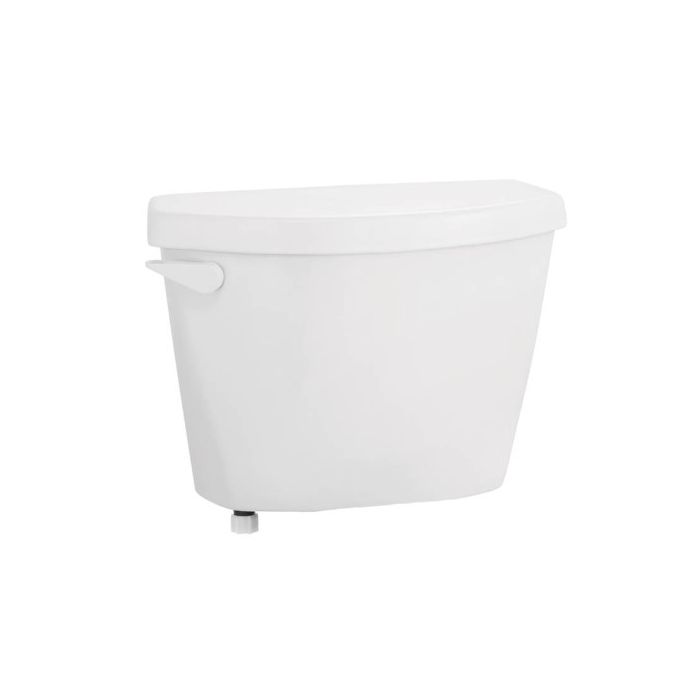 Liberty Pumps 11.0302.01LWH Toilet Tank, 1.28 gpf, 3 in Left Handle Flush, White