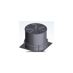 Holdrite HFP-H7B-S HydroFlame Pro Series Hollow Deck Sleeve 6 in ID 7-1/4 in - 8 in Tall with Adjustable Cap