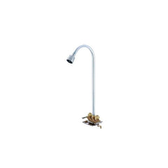 Pioneer 0477 Two Handle Utility Shower in Rough Brass