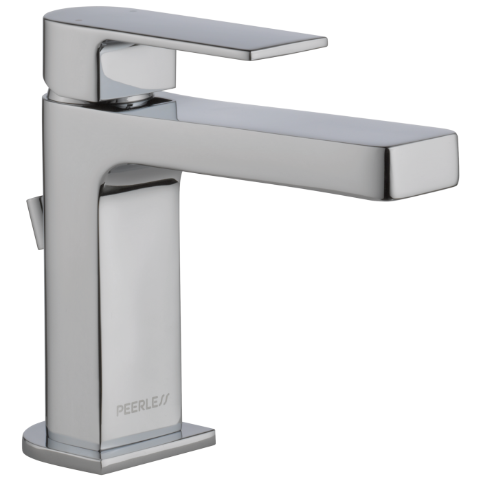 Peerless P1519LF Delta Chrome Peerless Xander Single Handle Bathroom Withpopup Single Handle Lever