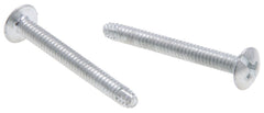 Metallics JTM82 Type F Combo Hardened Receptacle and Wiring Device Screw, #6-32, 1-1/2 in OAL, Truss Head