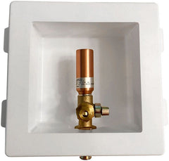 LSP OB-818-LL Icemaker Box White Pex Valve With Water Hammer Arrester Assembled