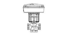 Schneider Electric VU-7323-660-4-04 Spacelogic Globe Valve Assembly 1/2 in 3-way VU-7323-660-4-04