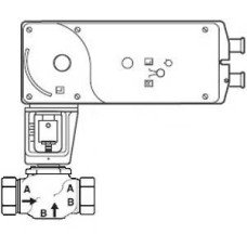 Schneider Electric VS-7273-593-4-09 SmartX Globe Valve Assembly 1-1/4 in 2-Way MS51-7203