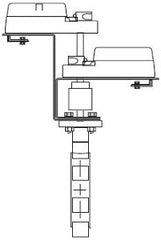 SCHNEIDER ELECTRIC VSF-6200-E25D-L-14 VALVE ACTUATOR ASSEMBLIES